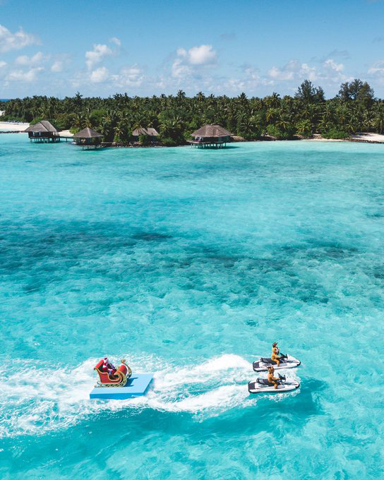 Le Père Noël One & Only Reethi Rah pour Noël