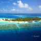 Huvafen Fushi est dotée de magnifiques tombants coralliens le long des récifs au du de l'ile 