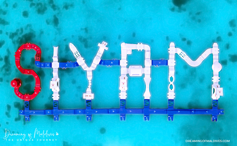 siyam water world maldives plus grand parc aquatique flottant
