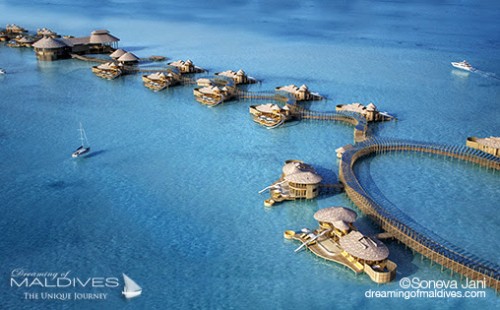 Soneva Jani Vue Aerienne