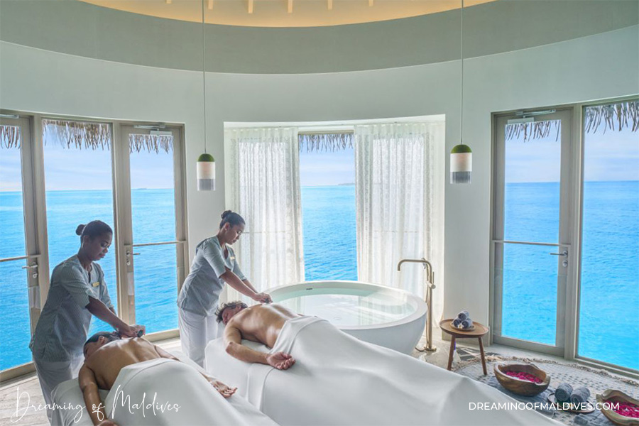 Salle de soin Le Spa AVI À L'Intercontinental Maldives Maamunagau Resort
