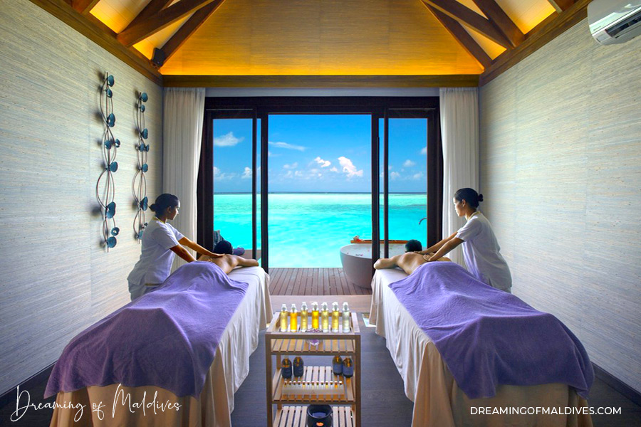 Salle de soin du Spa Spa At OZEN Life At Maadhoo meill