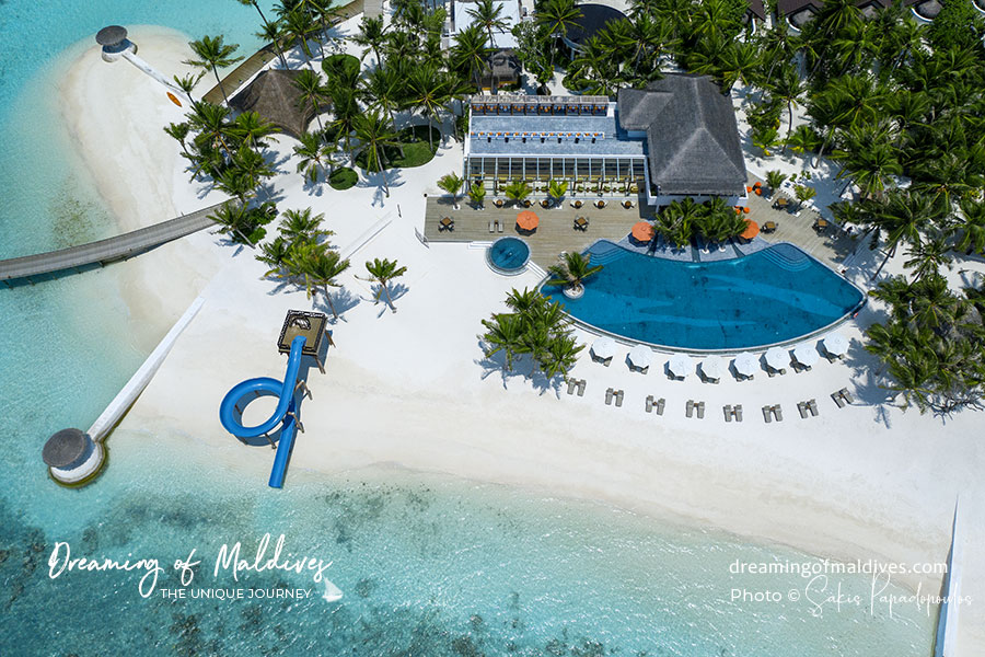 Hôtel avec toboggans maldives : oblu sangeli Maldives