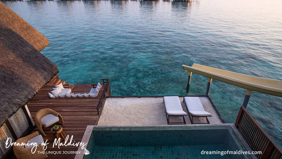 La villa sur pilotis avec toboggan Private Ocean with slide À OZEN Reserve Bolifushi