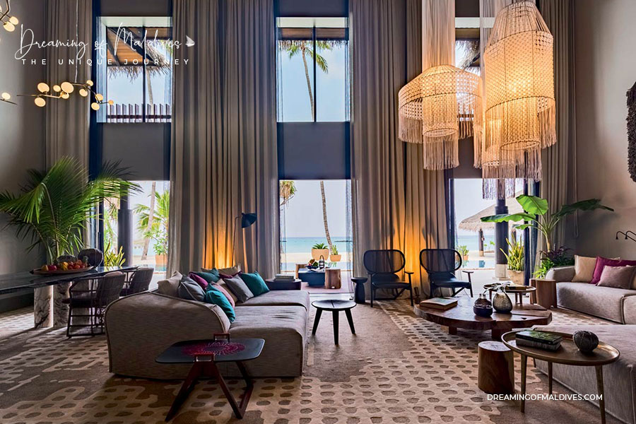 VILLA NIKA À VELAA PRIVATE ISLAND MALDIVES Intérieur