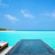 Mövenpick Resort Kuredhivaru Maldives - Vue sur le lagon depuis la Villa sur pilotis Overwater Pool Villa Ocean.