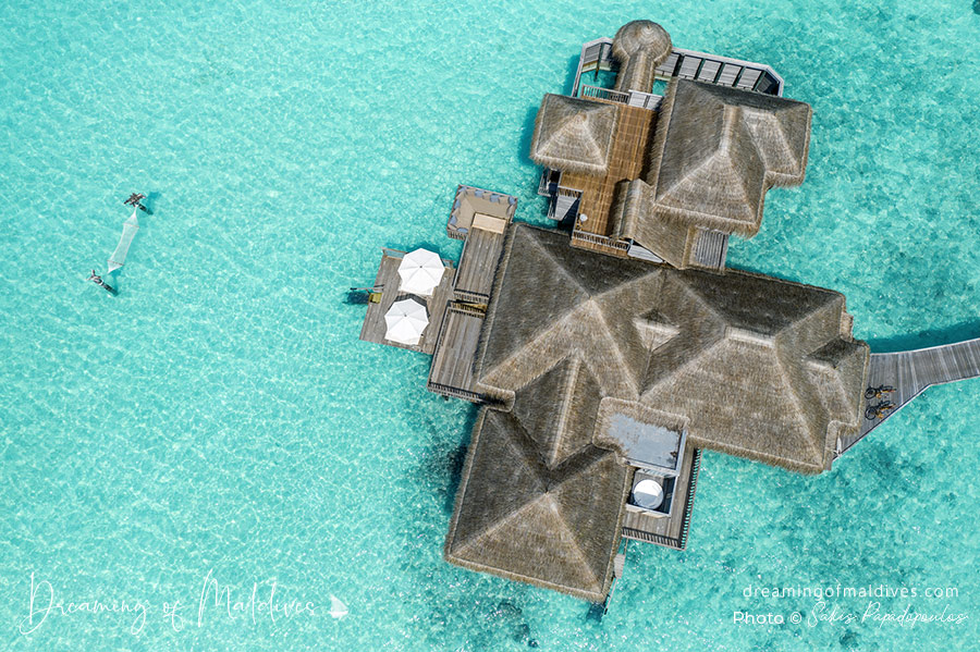 Photo aérienne de la Villa Familiale Gili Lankanfushi Maldives