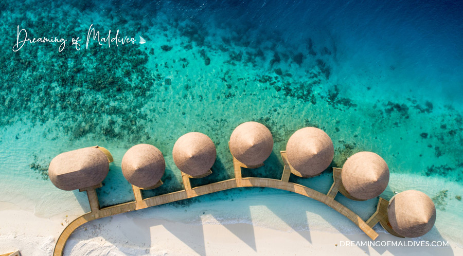 photo aérienne Le Spa AVI À L'Intercontinental Maldives Maamunagau Resort