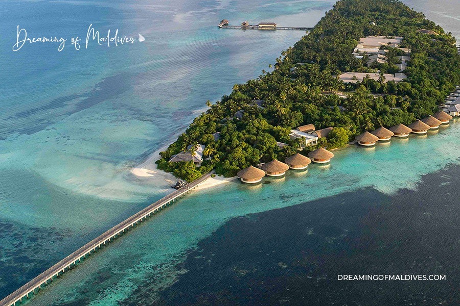 Le Spa Clarins À The Residence Maldives Falhumaafushi photo aérienne