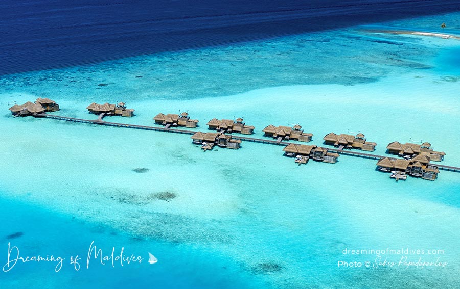 Vue Aérienne sur les Villa Suite