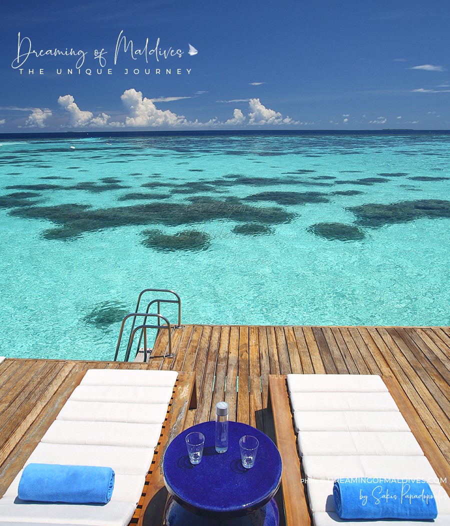 Villa sur pilotis avec vue sur le lagon à W Maldives