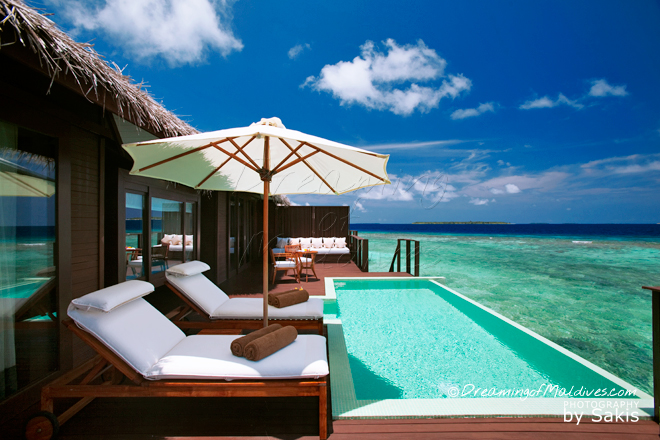 Maldives, Atoll de Noonu Villa sur pilotis Kuda-funafaru