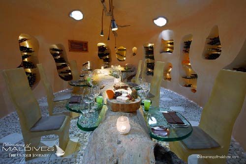 Gili Lankanfushi Maldives - The Underground Wine Cellar, with Cheese and Chocolate tasting