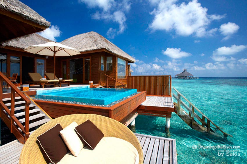 Huvafen Fushi Maldives Ocean Bungalow & Pool