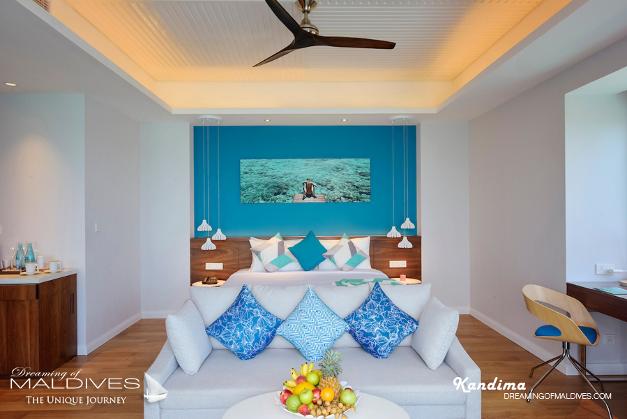 Kandima Maldives Beach Villa & Jacuzzi The Bedroom