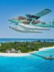Six Senses Laamu seaplane design inspired by a turtle
