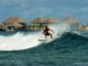 surfing at Six Senses Laamu