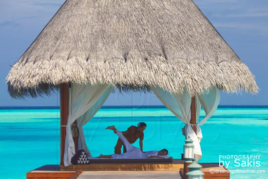Anantara Dhigu Maldives, The Spa - Massage OverWater Anantara Dhigu Maldives The Spa - Overwater Massage