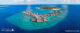 St Regis Vommuli Resort Island Aerial View