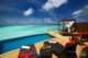 View over the lagoon from the New Pool Water Villas at Baros Maldives View over the lagoon from the New Pool Water Villas at Baros Maldives