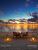 romantic sunset beach dinner at baros maldives