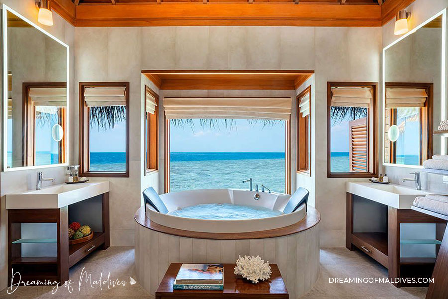 Dreaming of a Bathroom With Ocean View at Huvafen Fushi Maldives