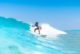best activities Soneva Fushi Maldives surf on crystal clear lagoons