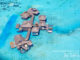 The Private Reserve at Soneva Gili Maldives, the World's biggest Water Villa, aerial photo