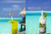 Mojito Coco or Daiquiri Spicy. Cocktail Time at Gili Lankanfushi Maldives !