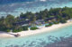 Coco Privé Private Island Maldives Aerial View at the villas