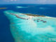 cocoa island maldives aerial photo