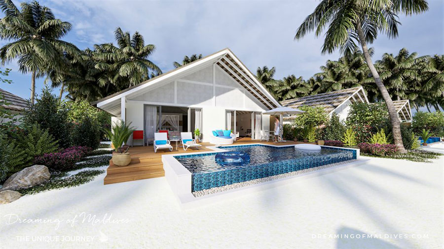 Cora cora Maldives Beach Pool Villa 