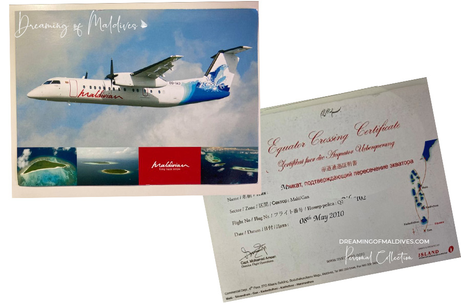 maldives Crossing Equator Certificate
Maldivian