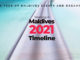 2021 Dreaming of Maldives timeline