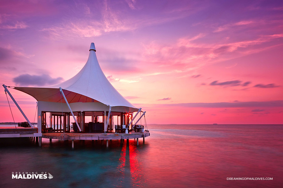 Edge fine dining restaurant at niyama private islands maldives luxury surf resort