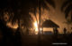 Flames burning the resort gili lankanfushi.