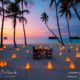 romantic sunset beach dinner at gili lankanfushi maldives