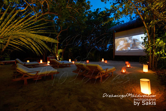 Gili Lankanfushi Maldives The Jungle Cinema Gili Lankanfushi Maldives The Jungle Cinema