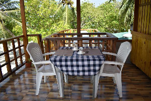 Gurus Maldives at Gulhi Island. Surfer Guesthouse