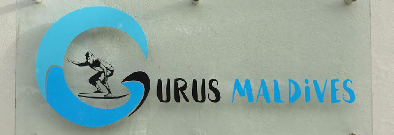 Gurus Maldives at Gulhi Island. Surfer Guesthouse