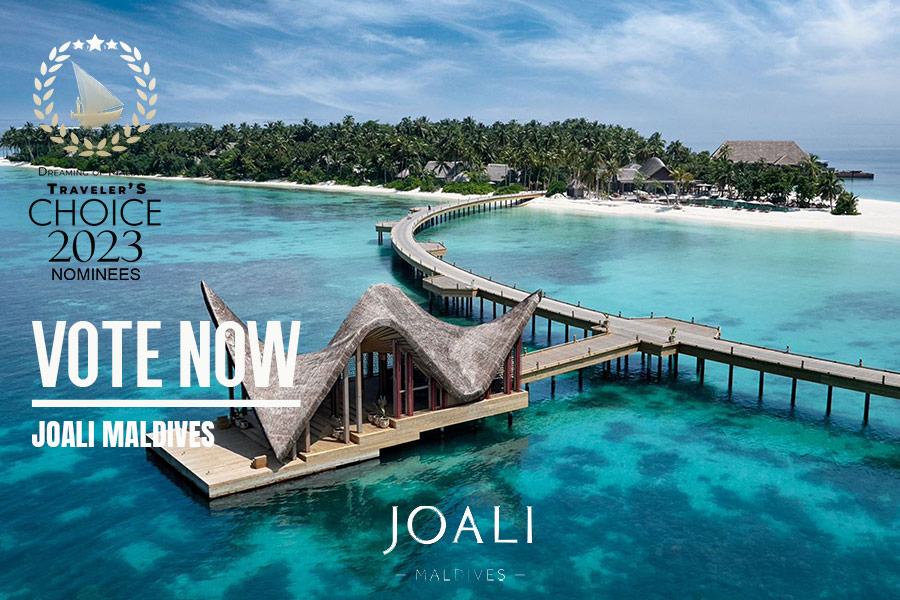 JOALI Maldives Hotel nominee for the Maldives TOP 10 Best Resorts 2023