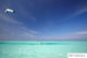 Kiteboarding at Kuramathi Maldives blue lagoon