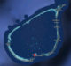 Laamu Atoll surfing map breaks Yin Yang, Machine, Refugee's surf 
