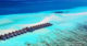 lux south ari atoll resort aerial view