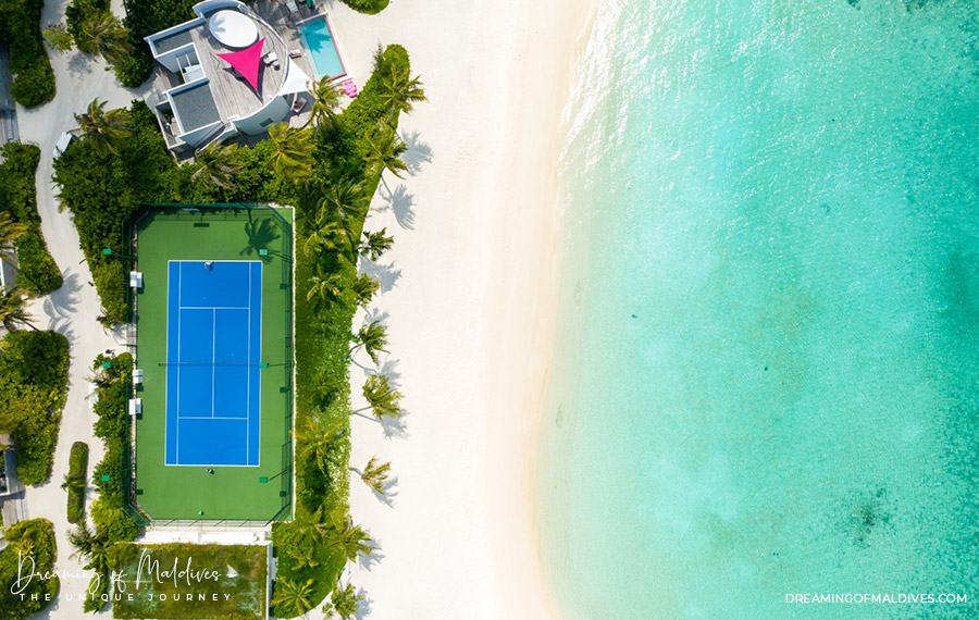 Tennis Holidays at 5* Tennis Resort in Maldives - Cheval Blanc