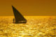Maldives dhoni at sunset Maldives dhoni at sunset