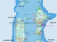 Maldives Map 4 from Baa Atoll to Vaavu + Faafu Atoll