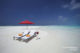 Paradise Beach of The Maldives Islands