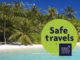 Maldives Safe Travel Destination label