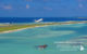 Take-off of an Emirates Flight from the Maldives.